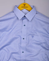 Blue With Black Check Premium Gizza Shirt