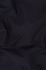 Soot black poplin solid shirt