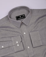 Cinnamon Brown Dobby Texture Premium Giza Shirt