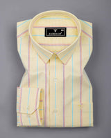 Harvest Yellow Stripe Oxford Cotton Shirt