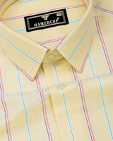 Harvest Yellow Stripe Oxford Cotton Shirt