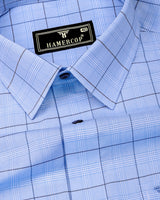 Selyn Blue Check Premium Cotton Shirt