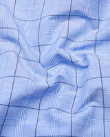 Selyn Blue Check Premium Cotton Shirt