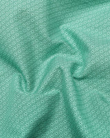 Sorin Green Printed Cotton Shirt