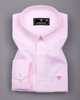 Roselin Pink Oxford Cotton Plain Formal Shirt