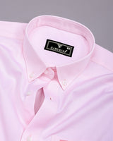 Roselin Pink Oxford Cotton Plain Formal Shirt