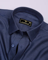 Prescot NavyBlue Premium Cotton Giza Shirt