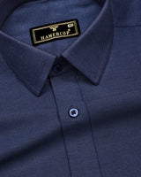 Prescot NavyBlue Premium Cotton Giza Shirt