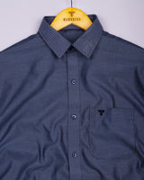 Prescot NavyBlue Premium Cotton Giza Shirt