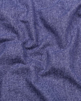 Cafrix Blue Dual-Tone Plaid Flannel Cotton Shirt