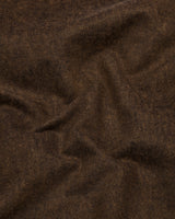 Bravix Brown Brushed Twill Plaid Flannel Cotton Shirt