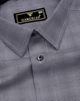 Gryson Black With White Houndstooth Premium Giza Shirt