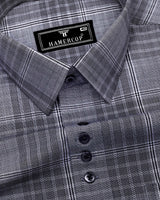 Liberty Black Check Designer Cotton Shirt