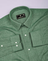 Flavyn Green Two Shaded Plaid Flannel Shirt