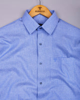 Flavyn Light Blue Two Shaded Plaid Flannel Shirt
