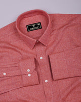 Flavyn Orange Two Shaded Plaid Flannel Shirt
