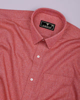 Flavyn Orange Two Shaded Plaid Flannel Shirt
