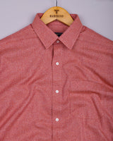 Flavyn Orange Two Shaded Plaid Flannel Shirt