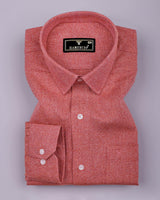 Flavyn Orange Two Shaded Plaid Flannel Shirt