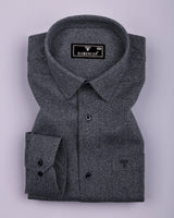 Flavyn Black Two Shaded Plaid Flannel Shirt