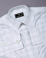 Cannoli Green Check Premium Giza Shirt