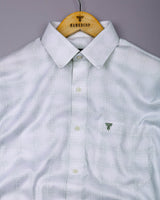 Cannoli Green Check Premium Giza Shirt