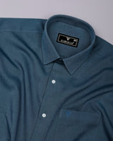 Prescot Teal Green Premium Cotton Giza Shirt