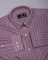 Cordovan Burgundy Houndstooth Dobby Premium Giza Shirt