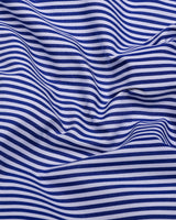 Sora NavyBlue With White Stripe Cotton Shirt