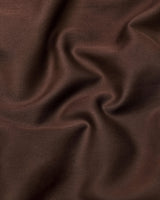 Velaro Coffee Brown Soft Cotton Formal Shirt