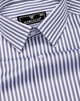 Destiny Light Gray With White Stripe Premium Gizza Shirt