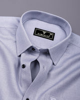 Kryon Gray Dobby Stripe Premium Giza Shirt