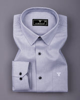Kryon Gray Dobby Stripe Premium Giza Shirt