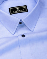 Kryon Blue Dobby Stripe Premium Giza Shirt