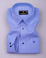 Velron Blue Premium Giza Shirt