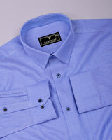 Velron Blue Premium Giza Shirt