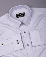 Drelon Gray Dobby Solid Premium Giza Shirt