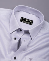 Drelon Gray Dobby Solid Premium Giza Shirt