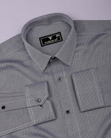 Glorix Black Jacquard Premium Gizza Shirt