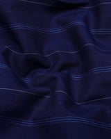 Nastry DarkBlue Stripe Premium Giza Shirt