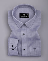 Corial Gray Dobby Premium Cotton Shirt