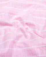 Alira Pink Stripe Dobby Cotton Shirt