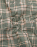 Cresta Green With Cream Twill Check Cotton Shirt