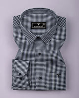 Belix Gray With Black Jacquard Premium Gizza Shirt