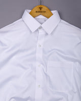 Floryn White Dobby Stripe Gizza Shirt