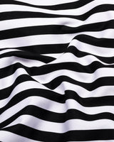 Phenol Black With White Stripe Premium Giza Shirt