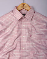 Luvio Onion Pink Check Premium Gizza Shirt