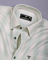 Elvor Green Dobby Premium Giza Shirt