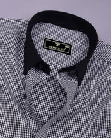 Como Black Dobby Designer Cotton Shirt