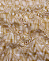 Nuvell Cream Houndstooth Check Premium Giza Shirt